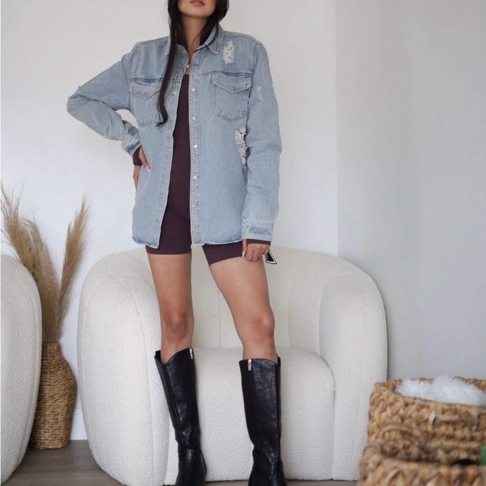 Denim Shacket